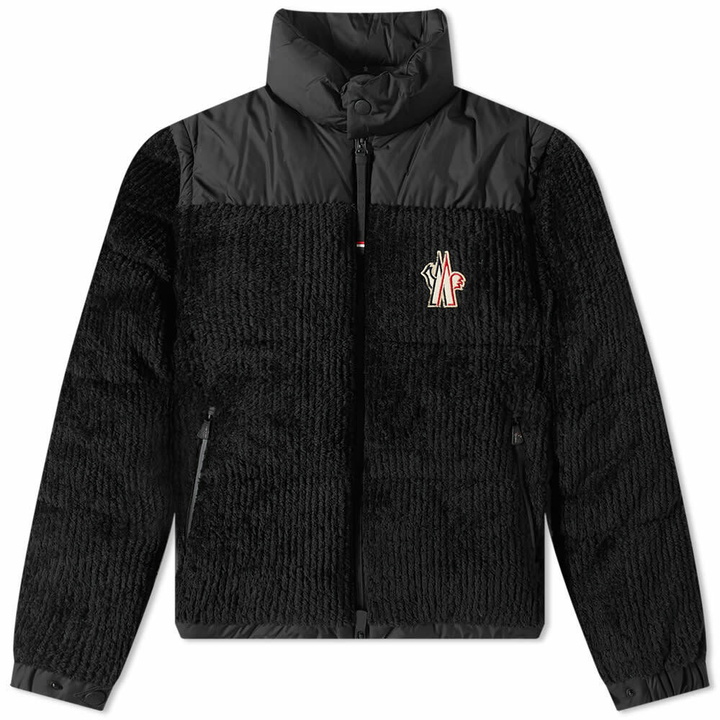 Photo: Moncler Grenoble Men's Granier Cord Panel Down Jacket in Black