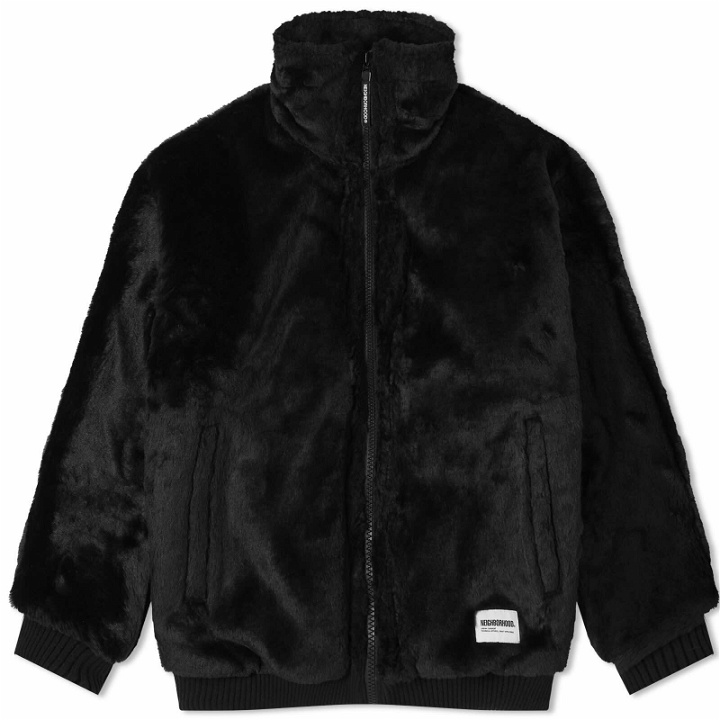 Photo: Neighborhood Men's Fur Logo Jacket in Black