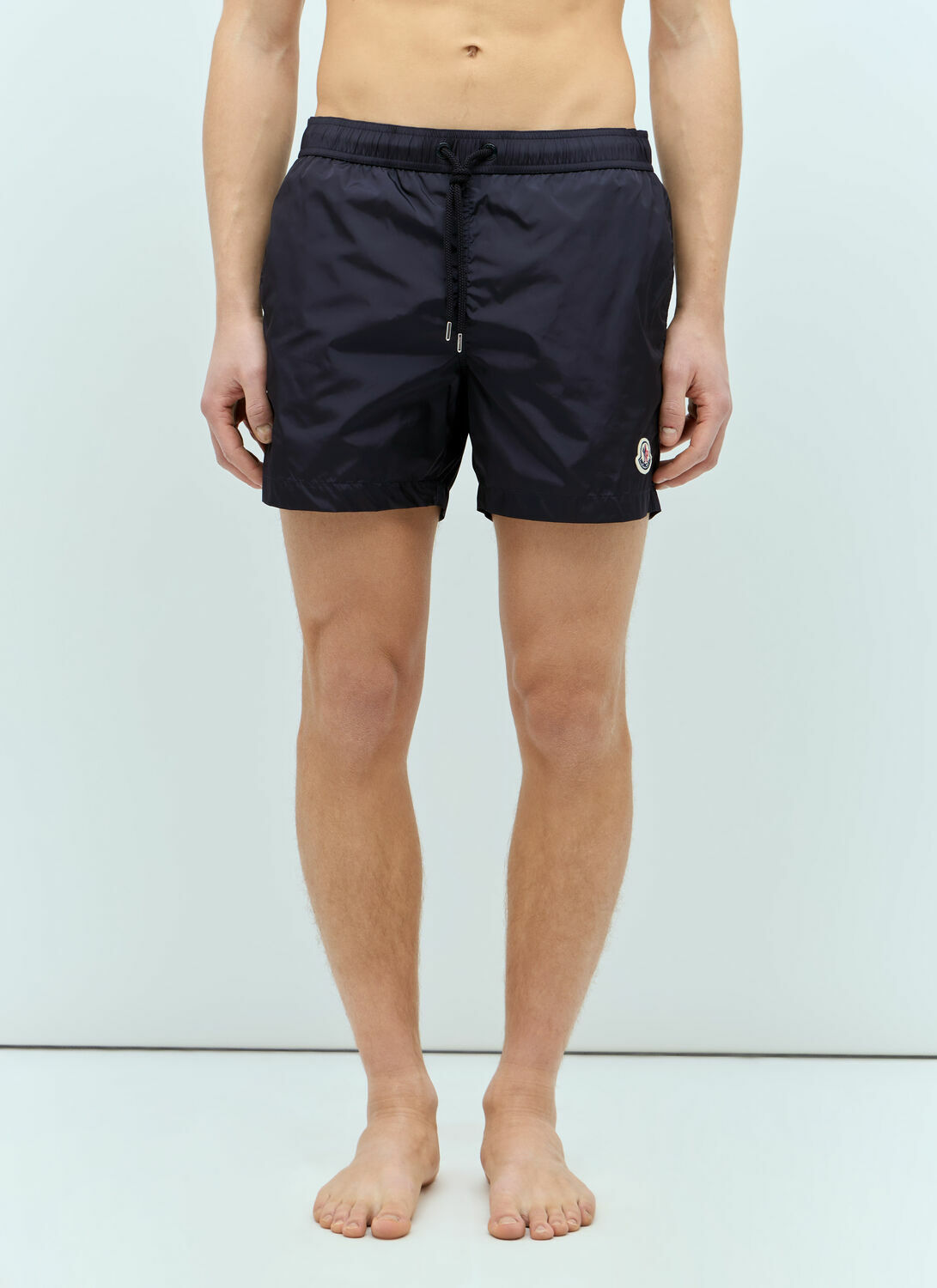 Moncler Logo Patch Swim Shorts
