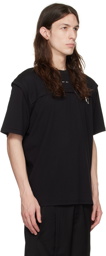 HELIOT EMIL Black Muster T-Shirt