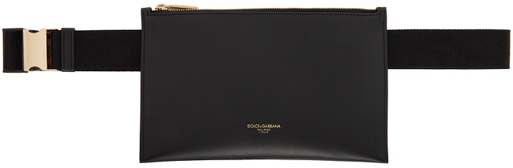 Photo: Dolce & Gabbana Black Monreale Belt Bag