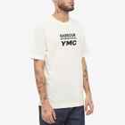 Barbour Men's International x YMC Horsted T-Shirt in Whisper White