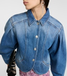 Isabel Marant Valette cropped denim jacket
