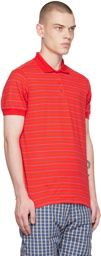 ERL Red Striped Polo