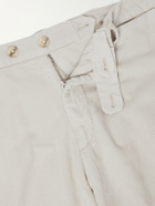 Boglioli - Straight-Leg Cotton-Blend Corduroy Suit Trousers - Neutrals