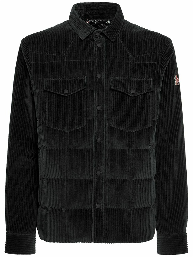 Photo: MONCLER GRENOBLE - Gelt Shacket Cotton Blend Shirt Jacket