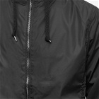 SOPHNET. Men's Limonta Nylon Hooded Jacket in Black