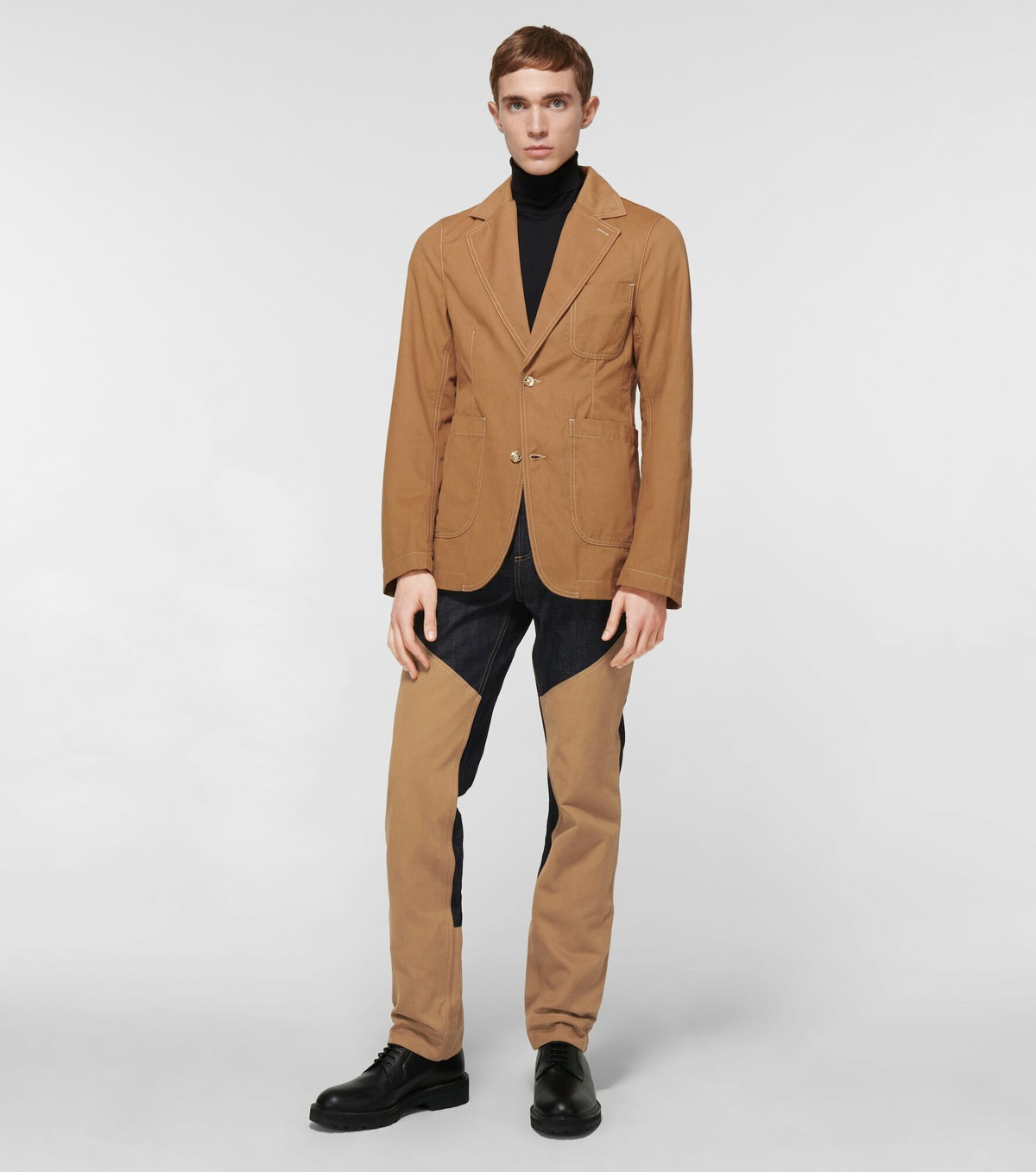 Wales Bonner - Essence paneled jeans Wales Bonner