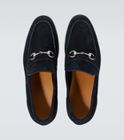 Gucci Horsebit suede loafers