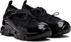 Simone Rocha Black Beaded Tracker Ballerina Sneakers