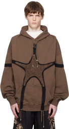 Collina Strada Brown Soft Star Hoodie