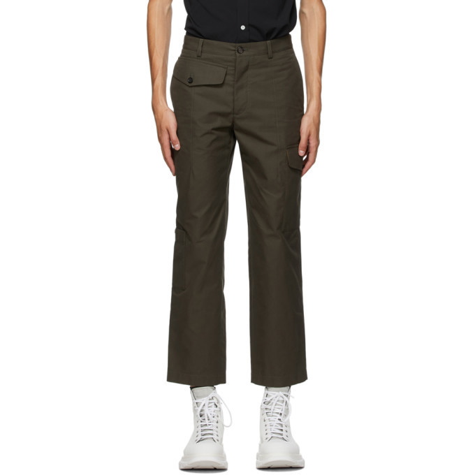 Photo: Alexander McQueen Khaki Military Trousers