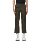 Alexander McQueen Khaki Military Trousers