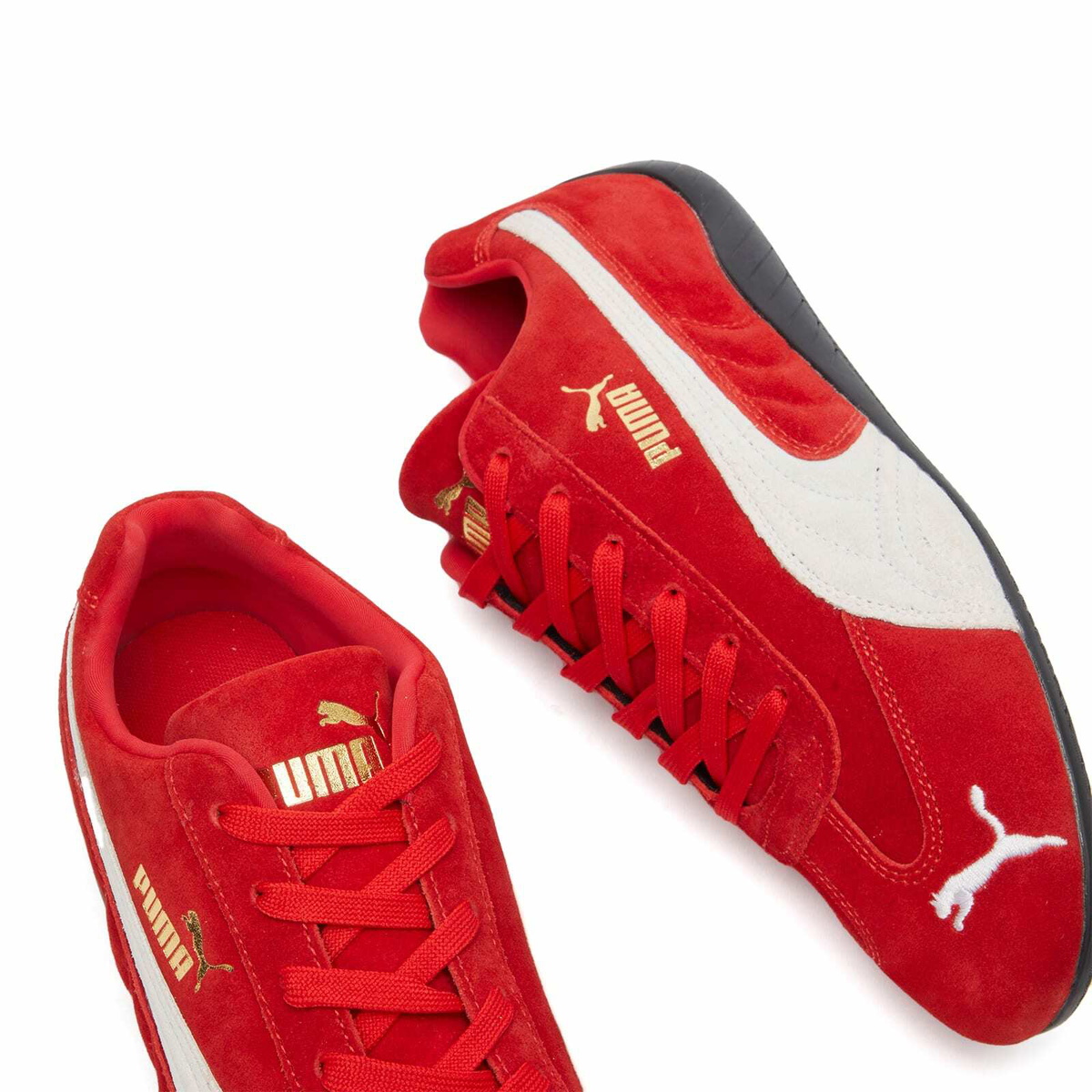 Puma red shoes fashion