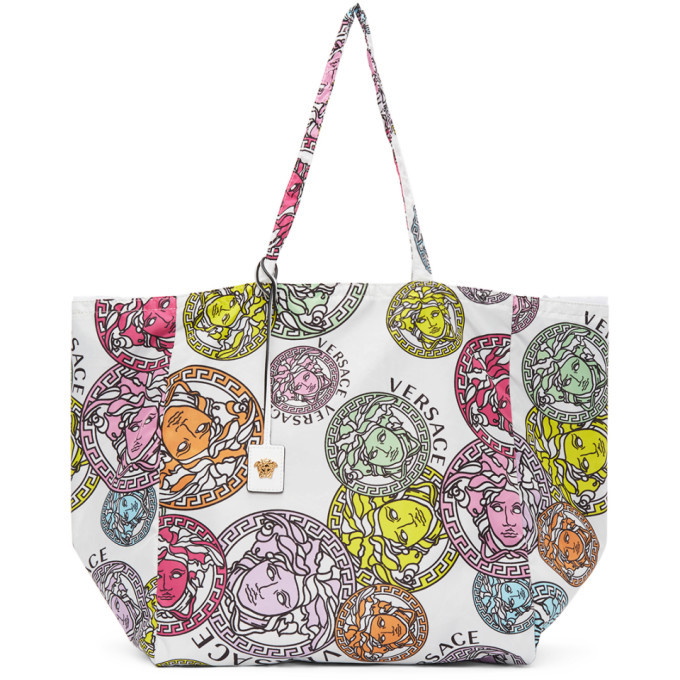 Photo: Versace White Medusa Amplified Tote