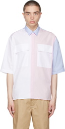 Maison Kitsuné Multicolor Large Pockets Short Sleeve Shirt