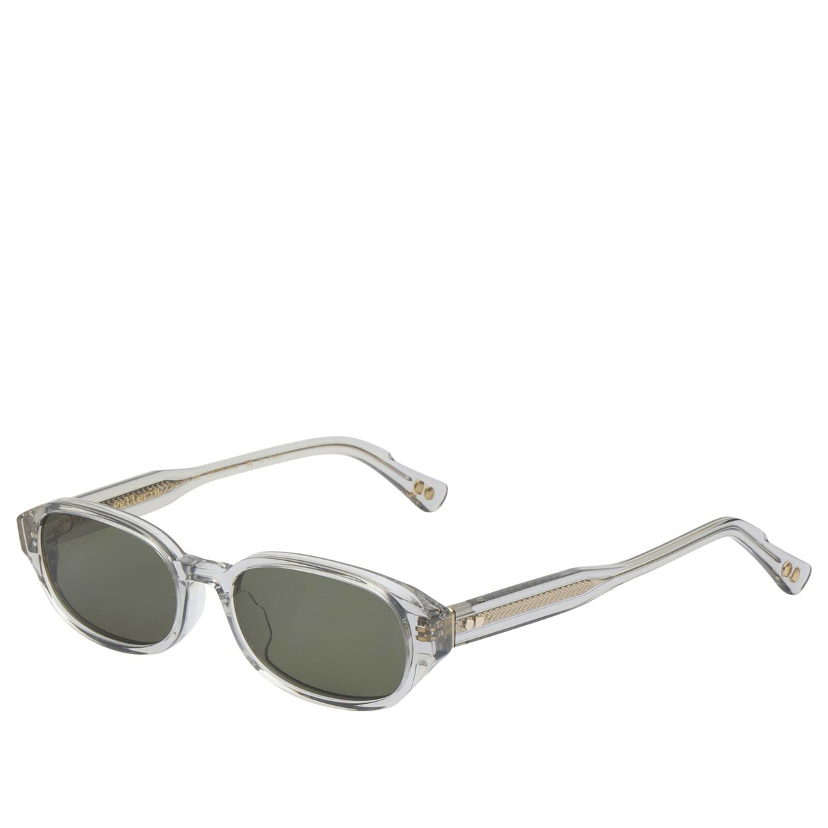 Oscar Deen Pellerin Sunglasses in Crystal/Moss 