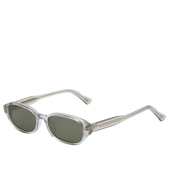 Photo: Oscar Deen Pellerin Sunglasses in Crystal/Moss 