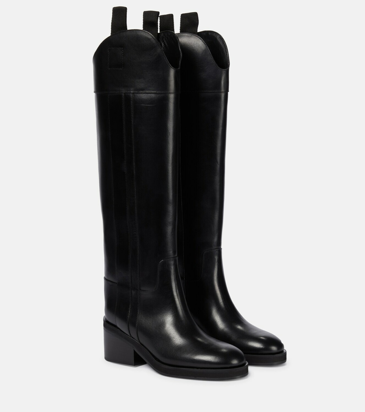 Who 70 leather knee-high boots