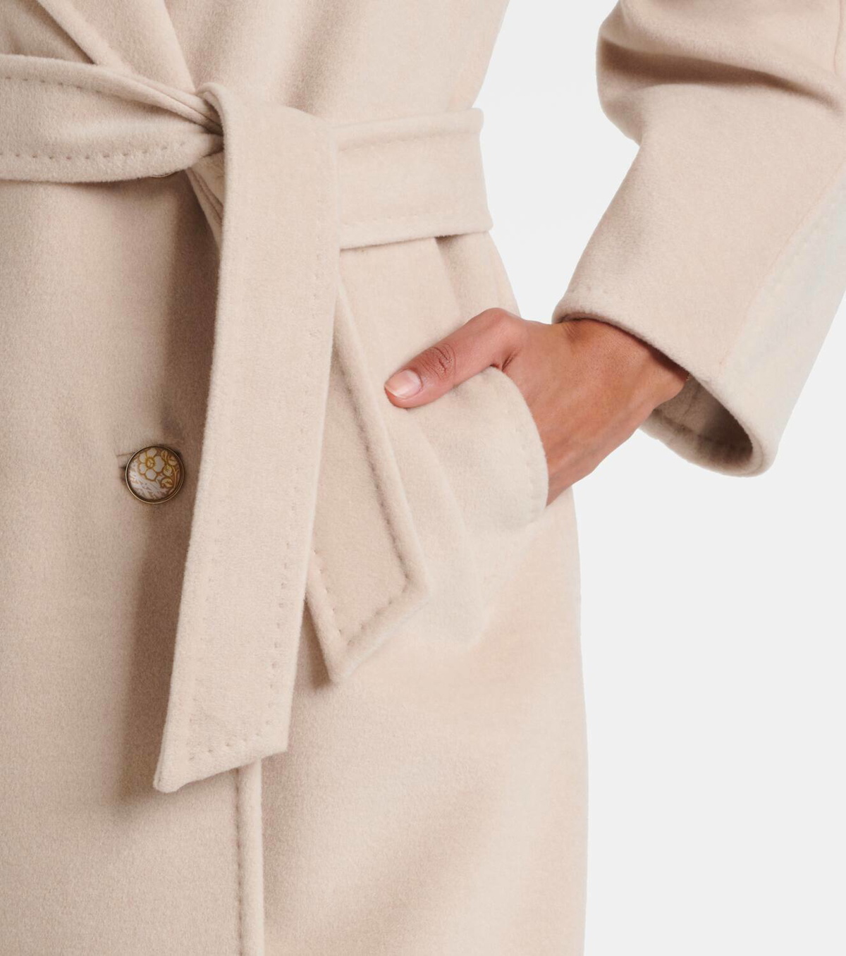 Max Mara Ticino double-breasted wool and cashmere coat Max Mara