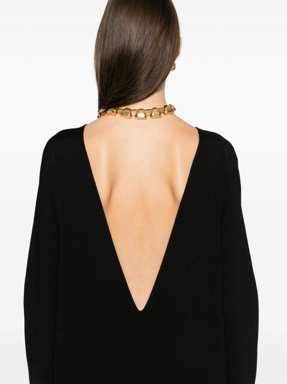 khaite backless dress Mahi Dress in Black