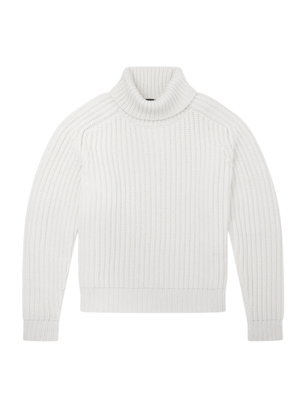 Photo: TOM FORD - Cashmere Rollneck Sweater - White