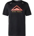 Nike Running - Rise 365 Trail Dri-FIT T-Shirt - Black