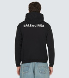 Balenciaga - Printed oversized cotton hoodie