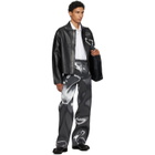 HELIOT EMIL Black Tremor Leather Jacket