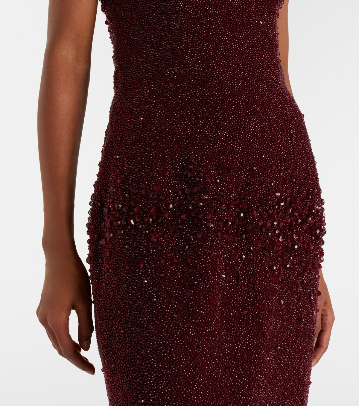 Clio Peppiatt Tina embellished strapless gown