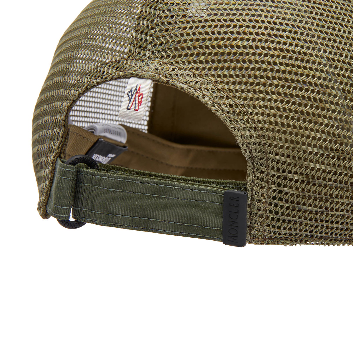 Moncler Grenoble Men's Logo Trucker Cap in Green