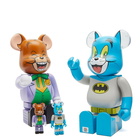 Medicom Tom & Jerry as Batman & The Joker Be@rbrick 