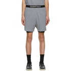 Essentials Grey Jersey Lounge Shorts