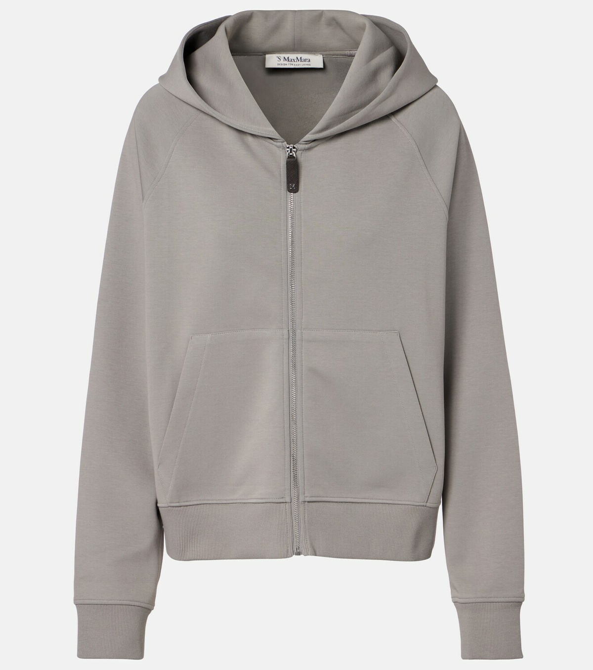 'S Max Mara Cotton-blend jersey hoodie