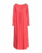 Jucca Womens Midi dress in Tomato red