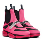 Prada Pink Cloudbust High-Top Sneakers