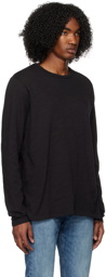rag & bone Black Classic Flame Long Sleeve T-Shirt