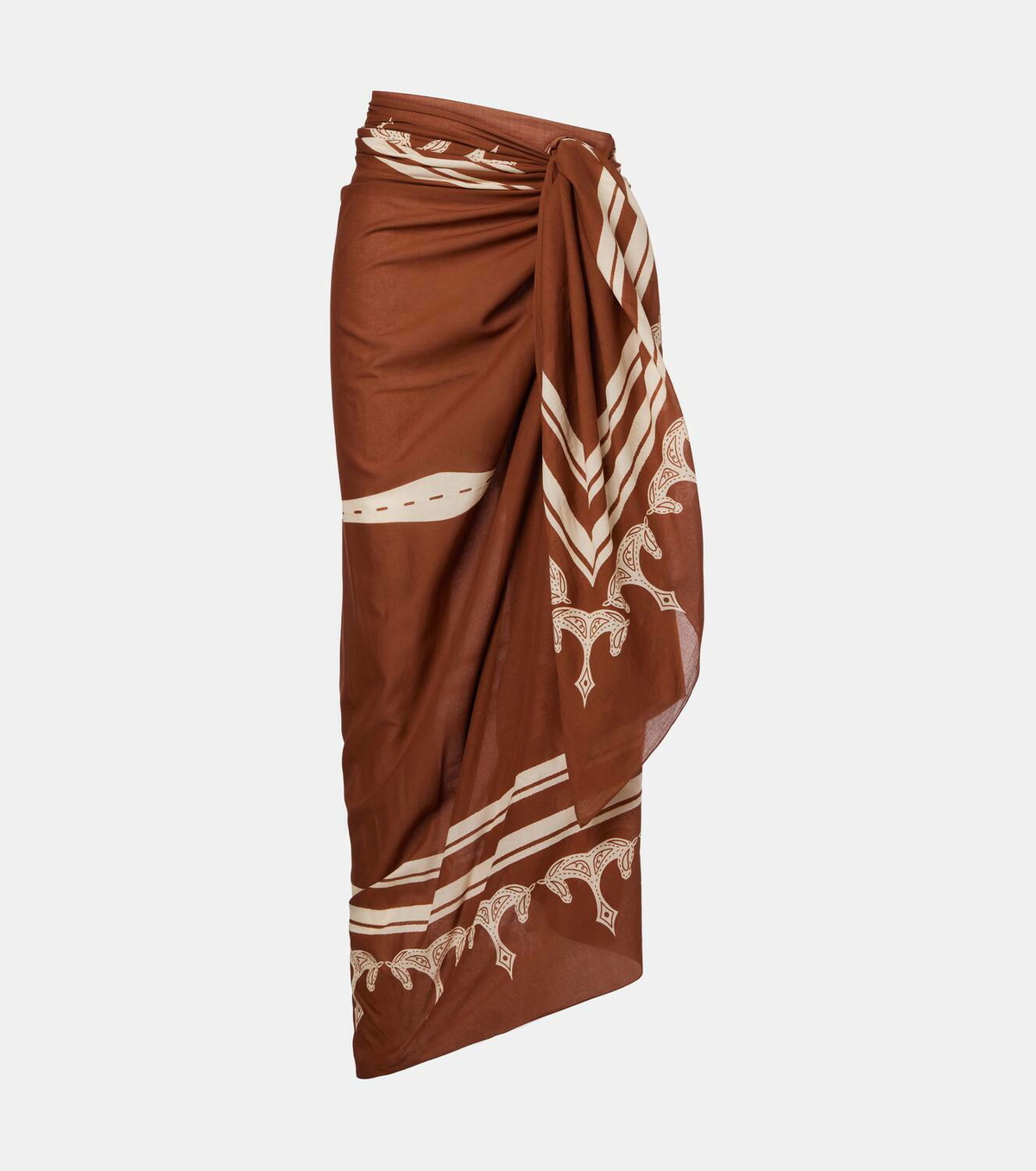 Johanna Ortiz Cotton printed beach cover-up