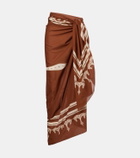 Johanna Ortiz Cotton printed beach cover-up