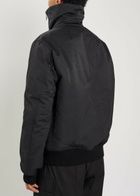 Rick Owens Dracuflight Nylon and Cotton-blend Bomber Jacket Black
