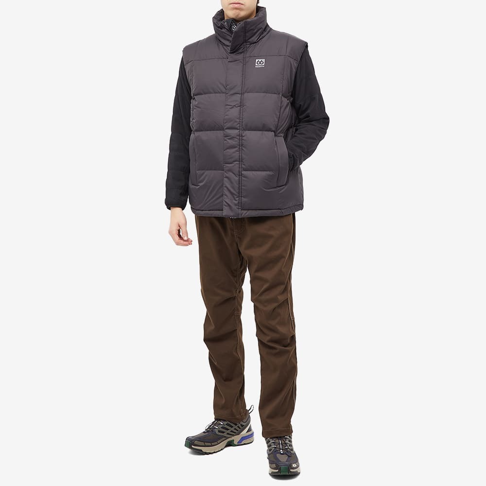 66° North Men's Dyngja Down Vest in Obsidian 66° North