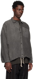 Jan-Jan Van Essche Gray O-Project Shirt