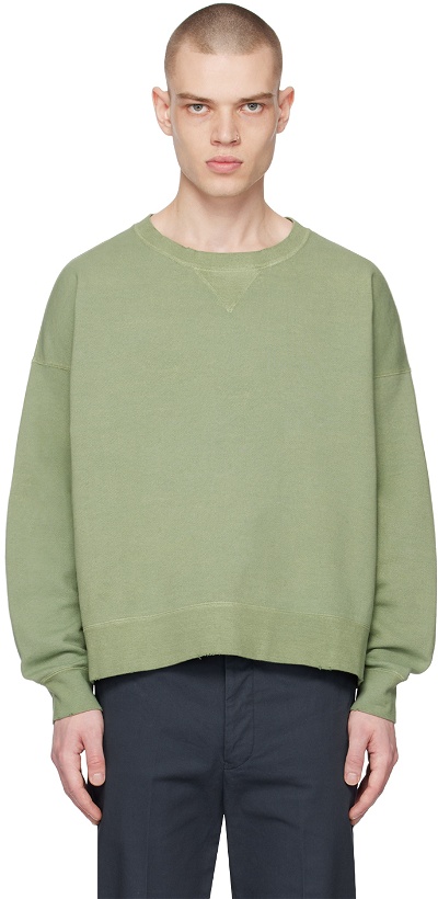Photo: Visvim Green Amplus Sweatshirt