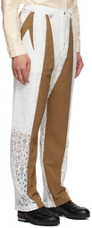 Kiko Kostadinov White Balla Trousers