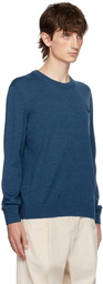 Maison Kitsuné Blue Bold Fox Head Sweater