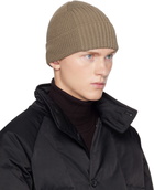 Paul Smith Taupe Whirl Mix Beanie