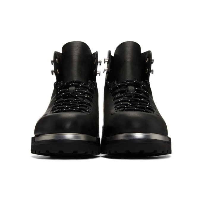 Feit Black Metal Unlined Hiker Boots Feit