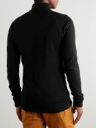 Houdini - Desoli Solid Merino™ Half-Zip Ski Base Layer - Black
