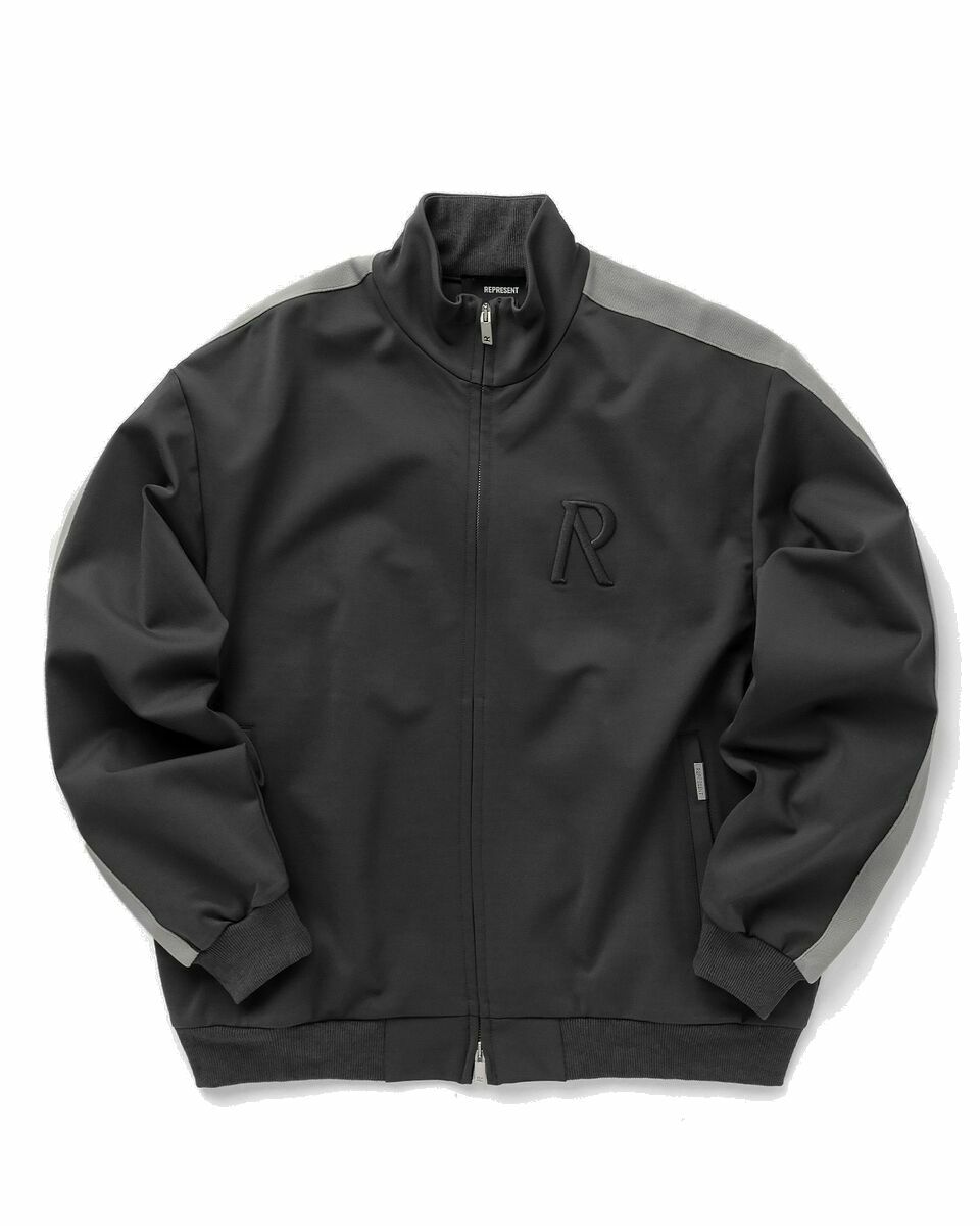 Photo: Represent Initial Tracksuit Jacket Grey - Mens - Track Jackets