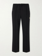 Needles - Piping Cowboy Straight-Leg Embroidered Woven Trousers - Black